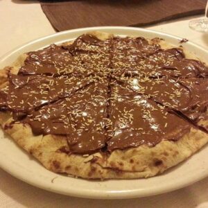 PIZZA CON NUTELLA