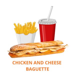 COMBO CHICKEN AND CHEESE SANDWICH