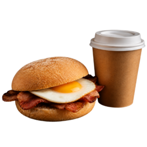 EGG+BACON+COFFEE OR TEA